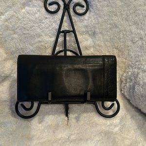 Black Gucci Leather Wallet w/ Gucci Logo